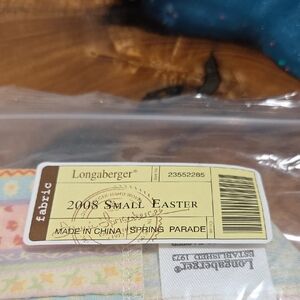 Longaberger Small Easter Fabric Liner